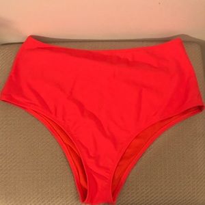 High waisted bikini bottoms